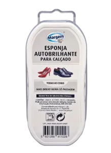 Esponja autobrilhante para calçado