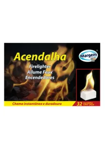 Acendalhas brancas Margem - Seguras e eficazes